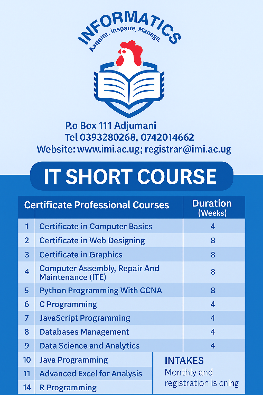 IT Short Courses